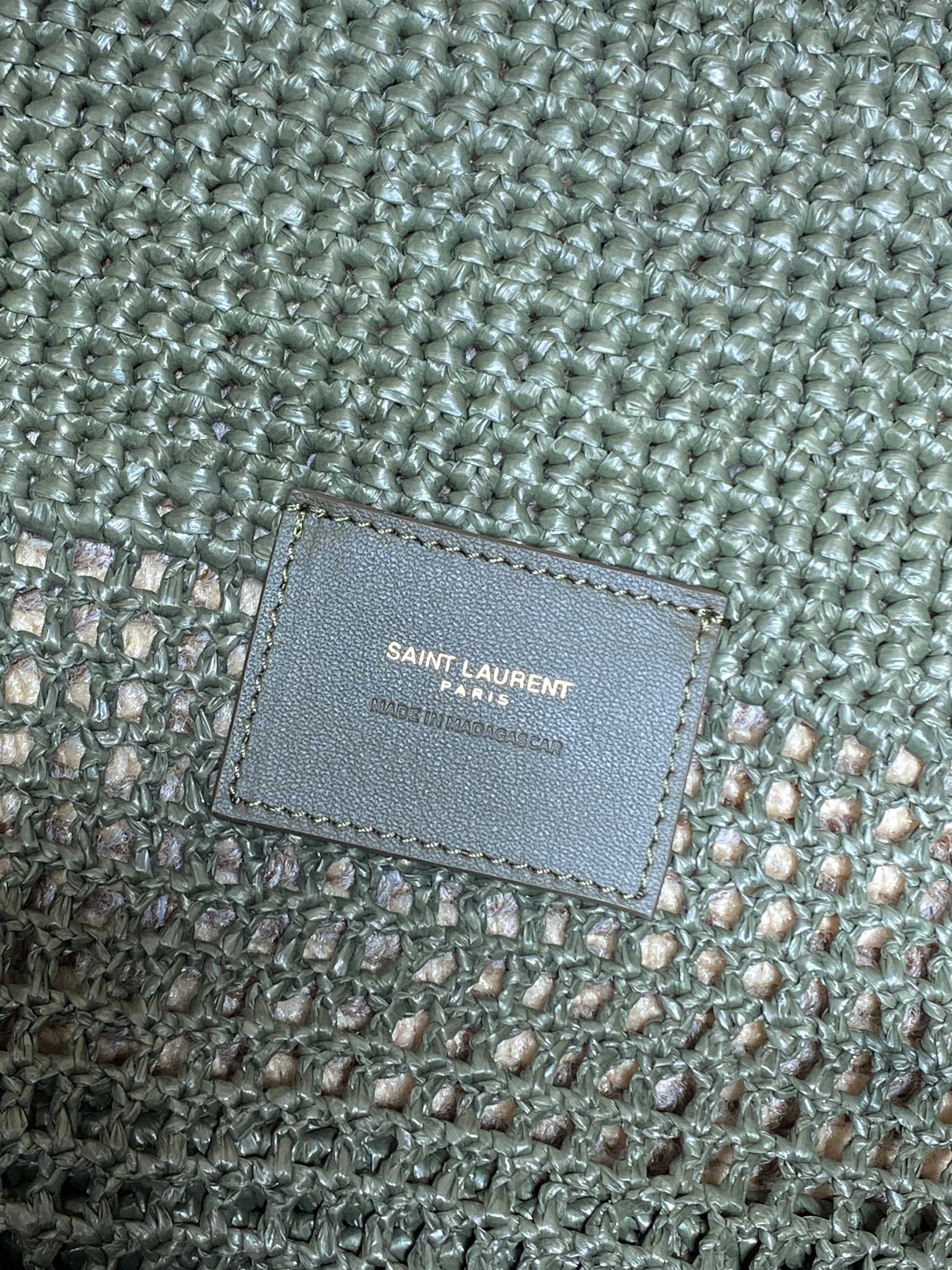 Saint Laurent Icare in Raffia