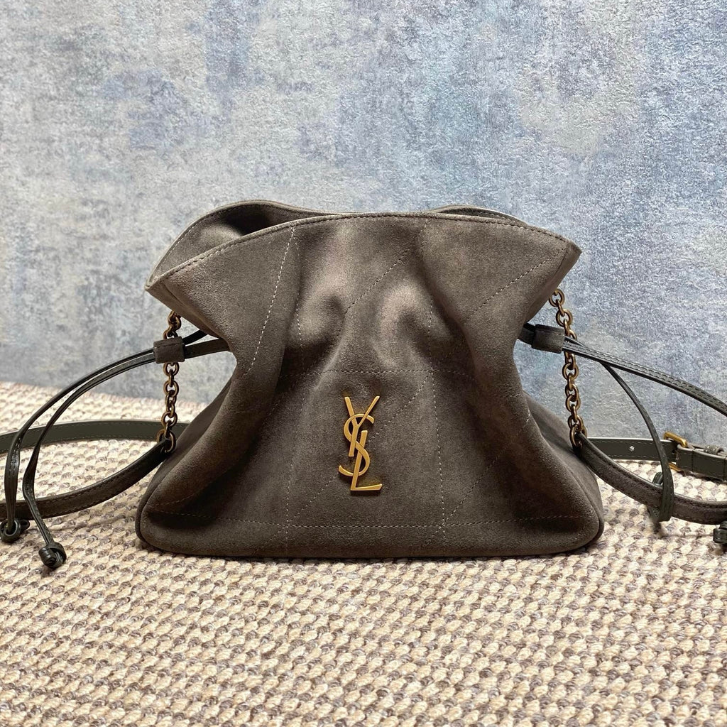 Saint Laurent Jamie Shoulder Pouch In Suede