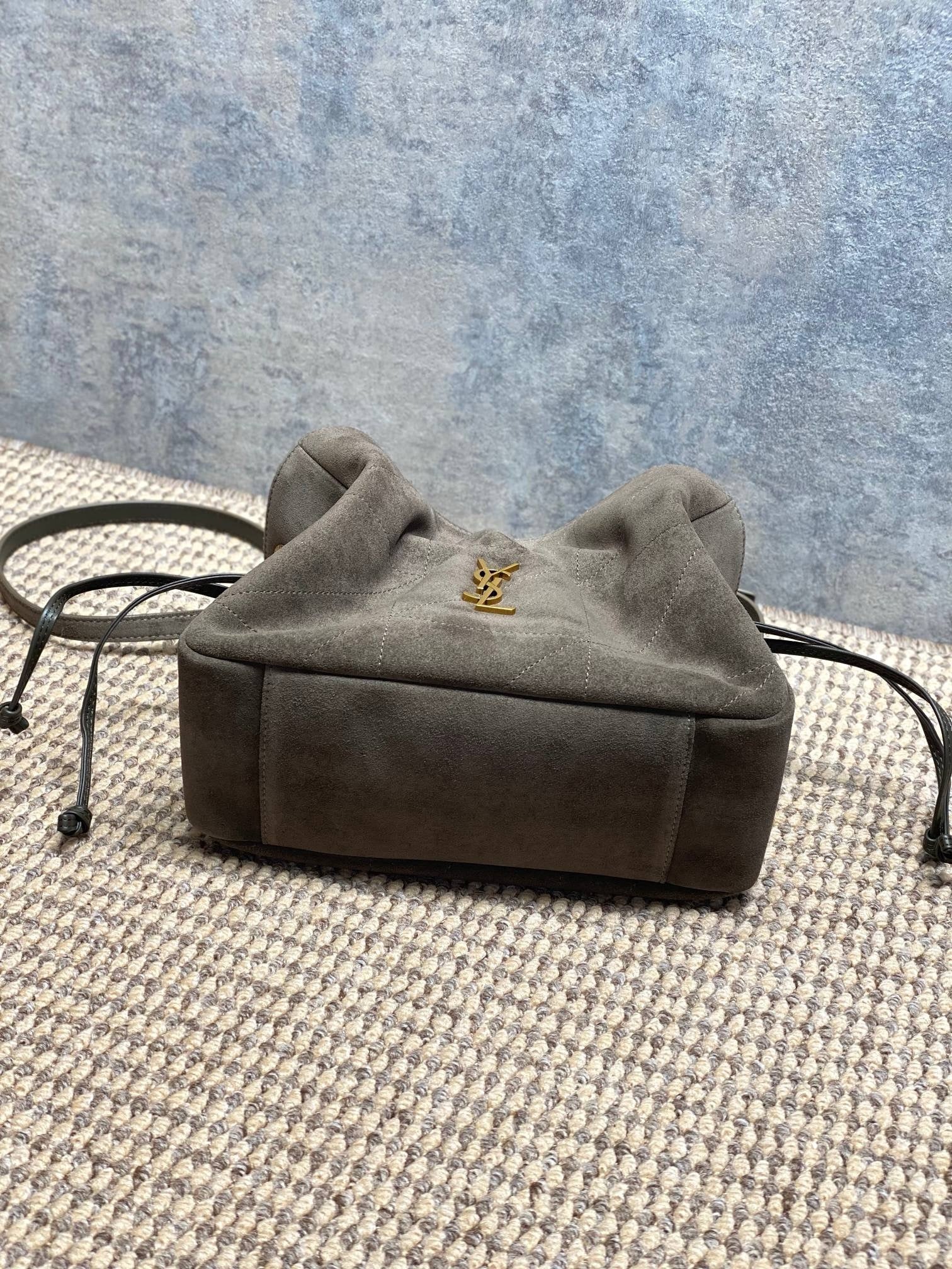 Saint Laurent Jamie Shoulder Pouch In Suede