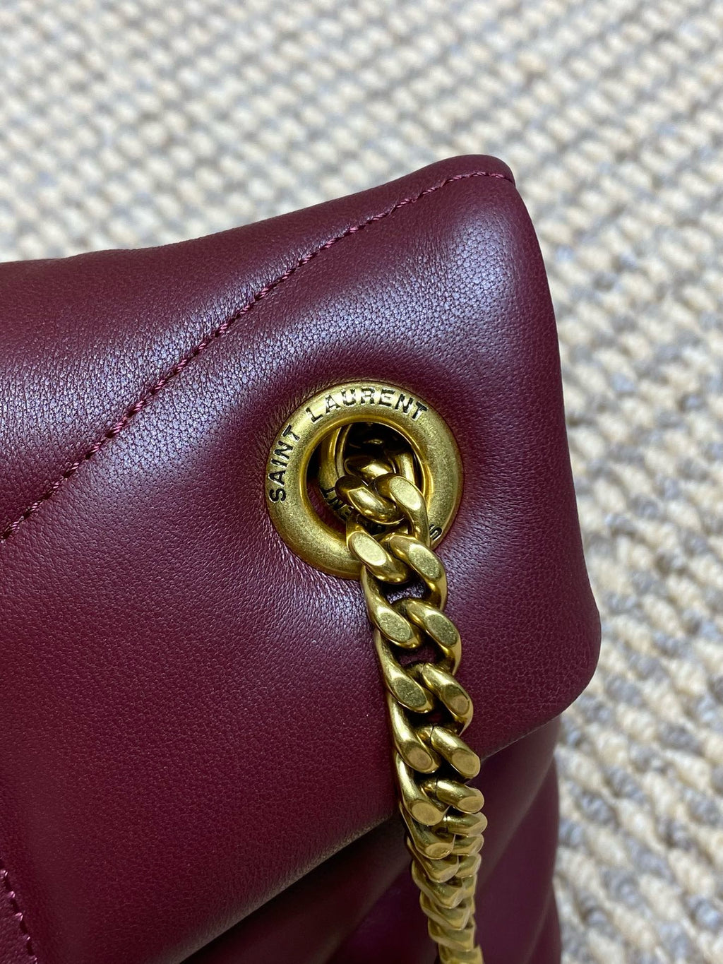 Saint Laurent Puffer Small In Lambskin