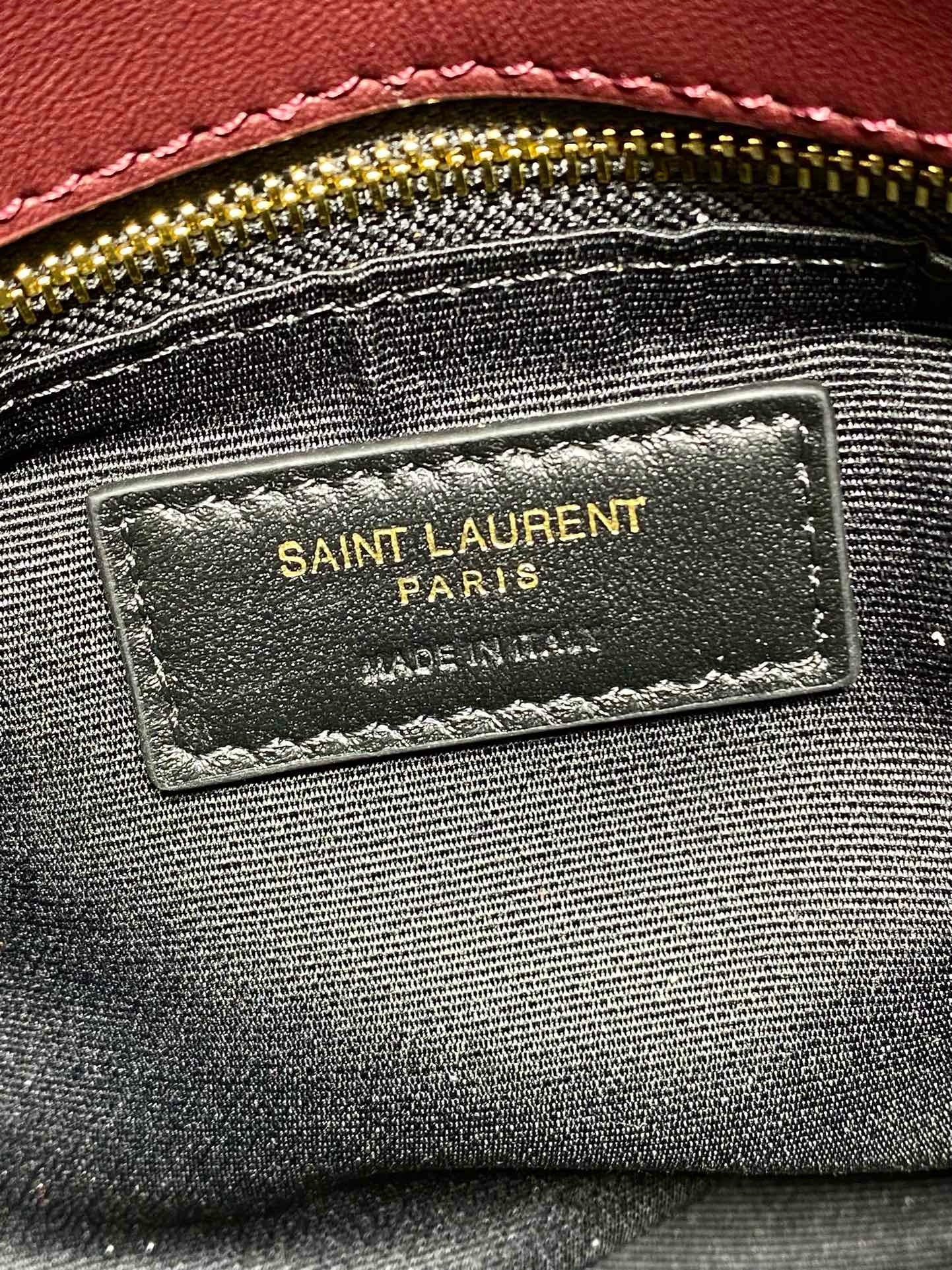 Saint Laurent Puffer Small In Lambskin