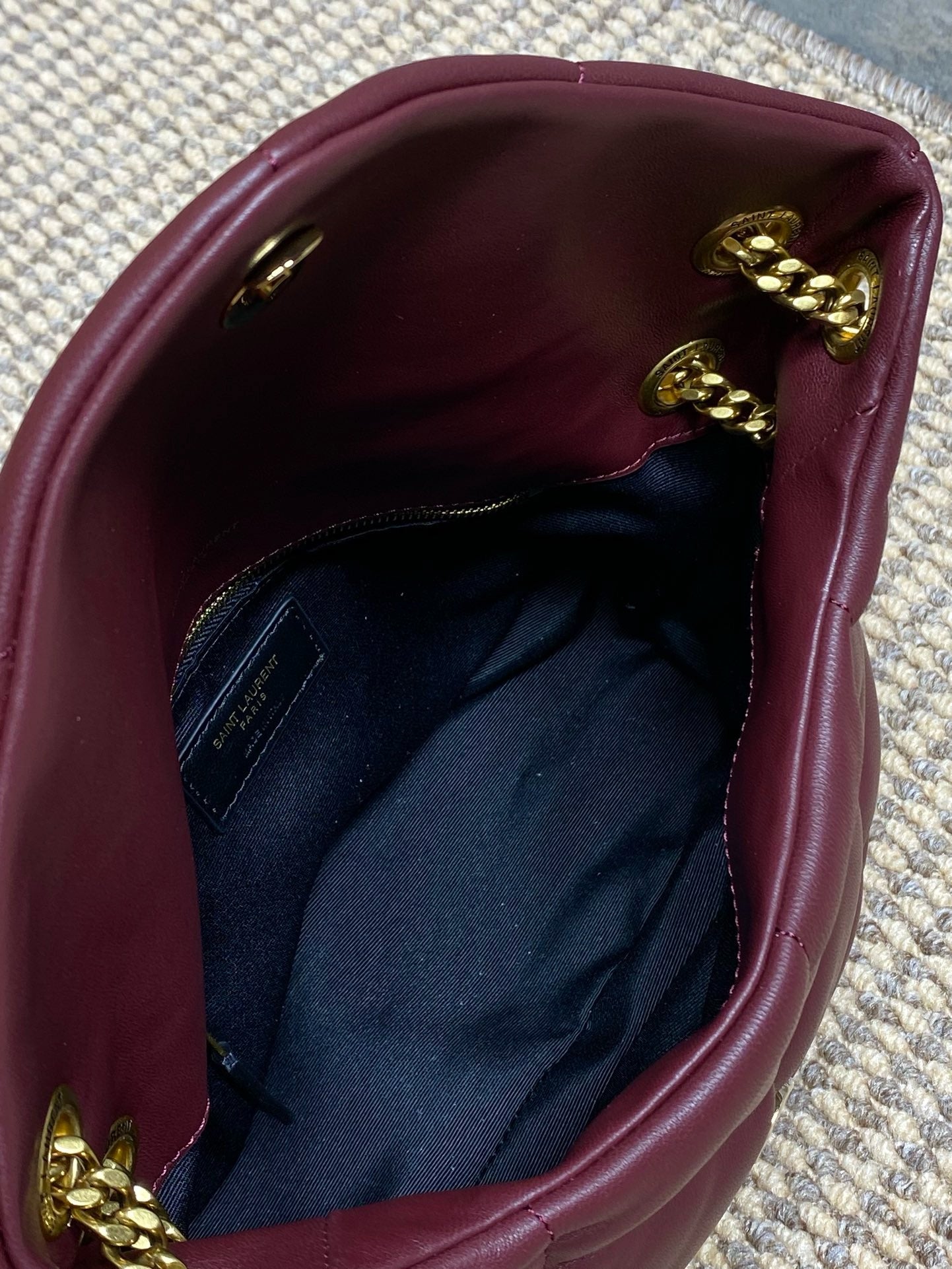 Saint Laurent Puffer Small In Lambskin