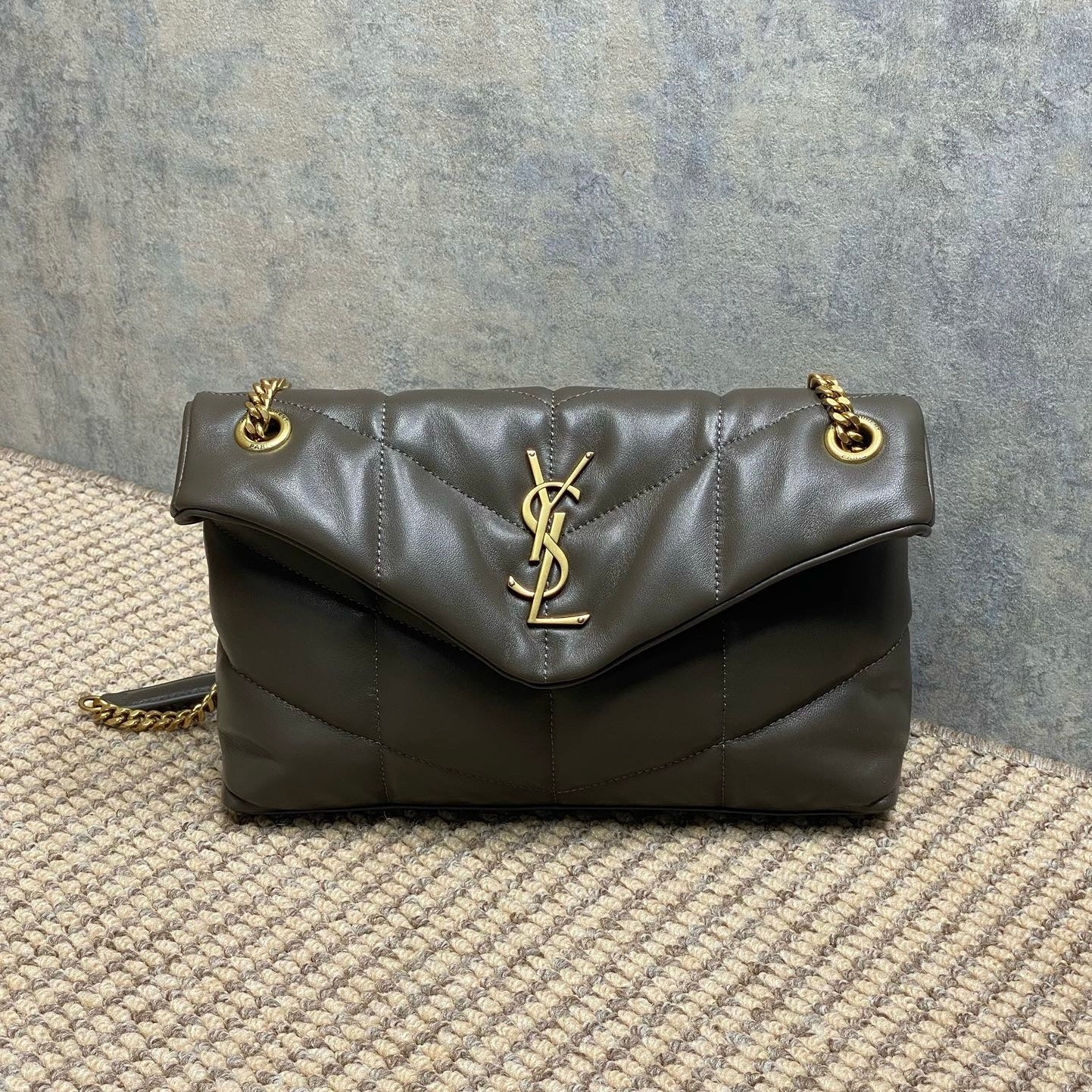 Saint Laurent Puffer Small In Lambskin