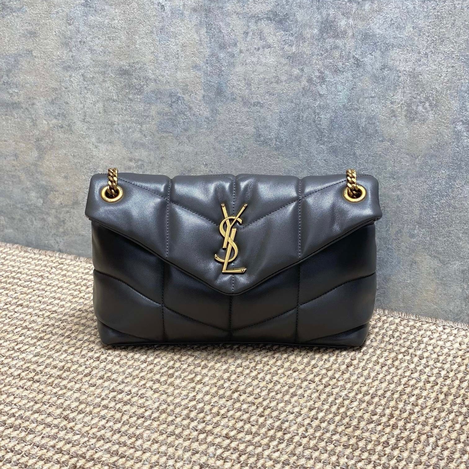 Saint Laurent Puffer Small In Lambskin