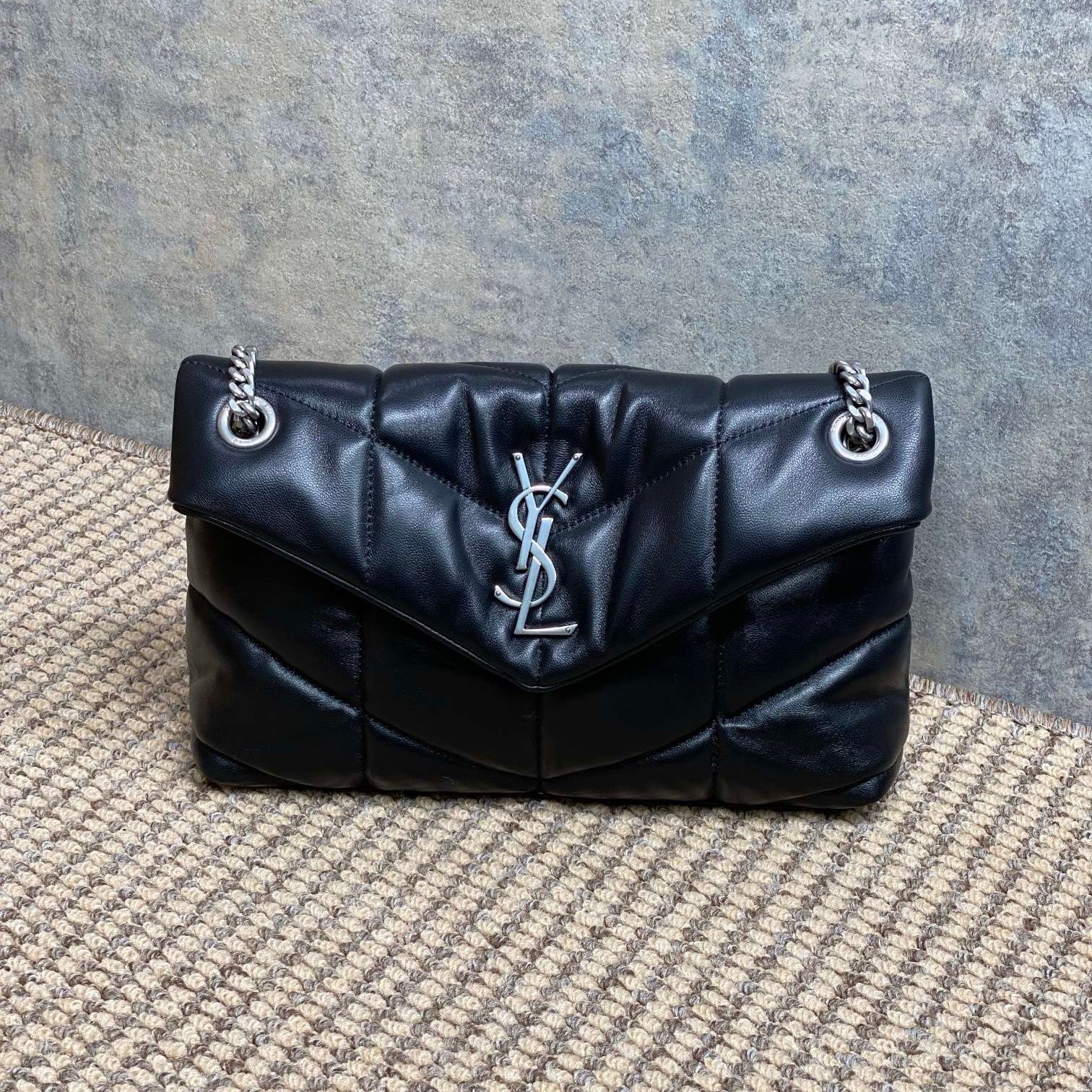Saint Laurent Puffer Small In Lambskin