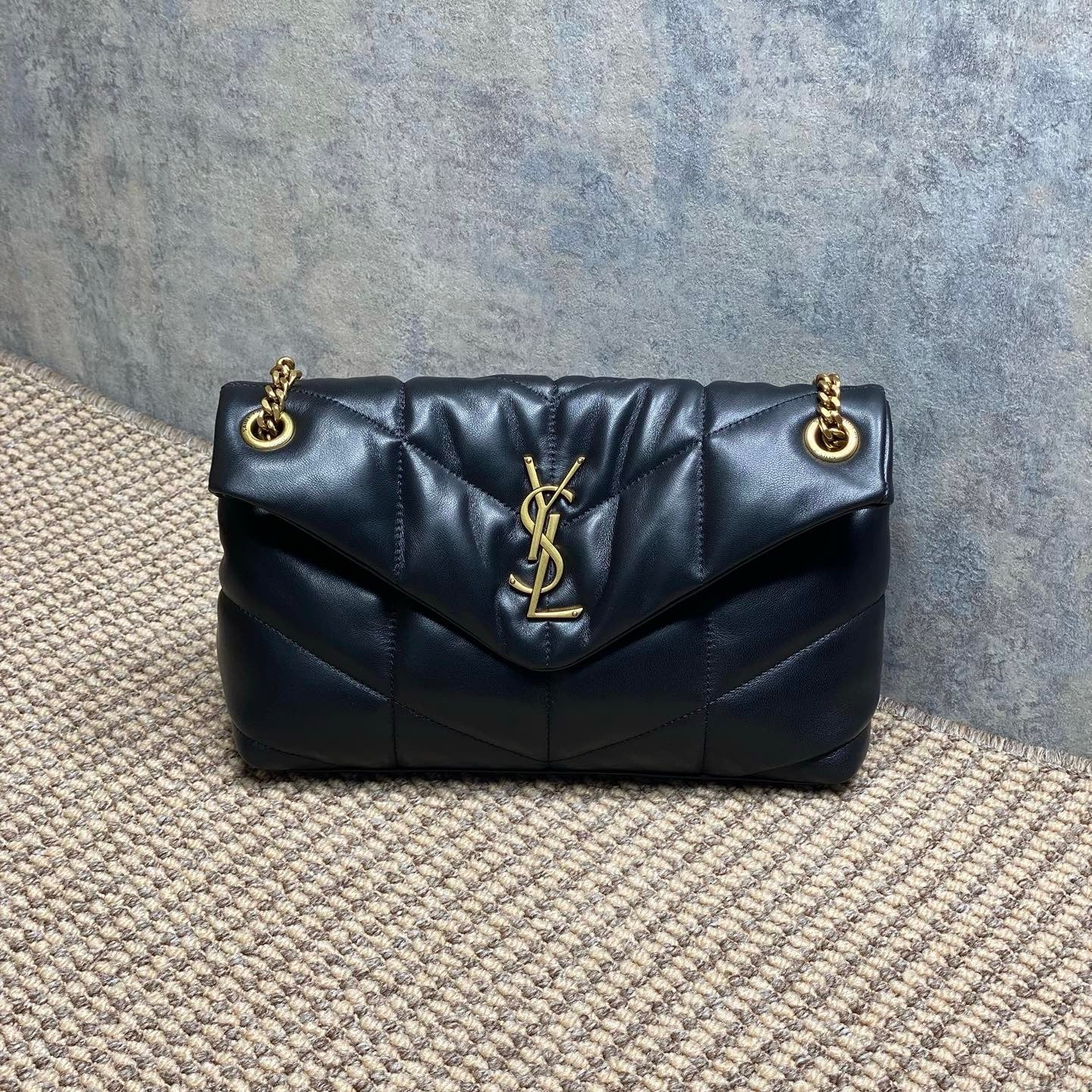 Saint Laurent Puffer Small In Lambskin