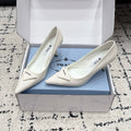 Prada Triangle Pump in Calfskin