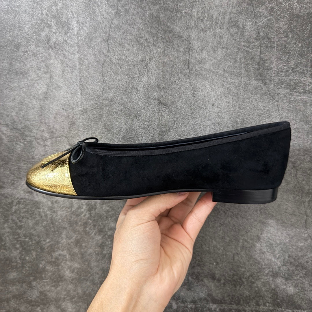 Chanel Classic Ballet Flats In Suede