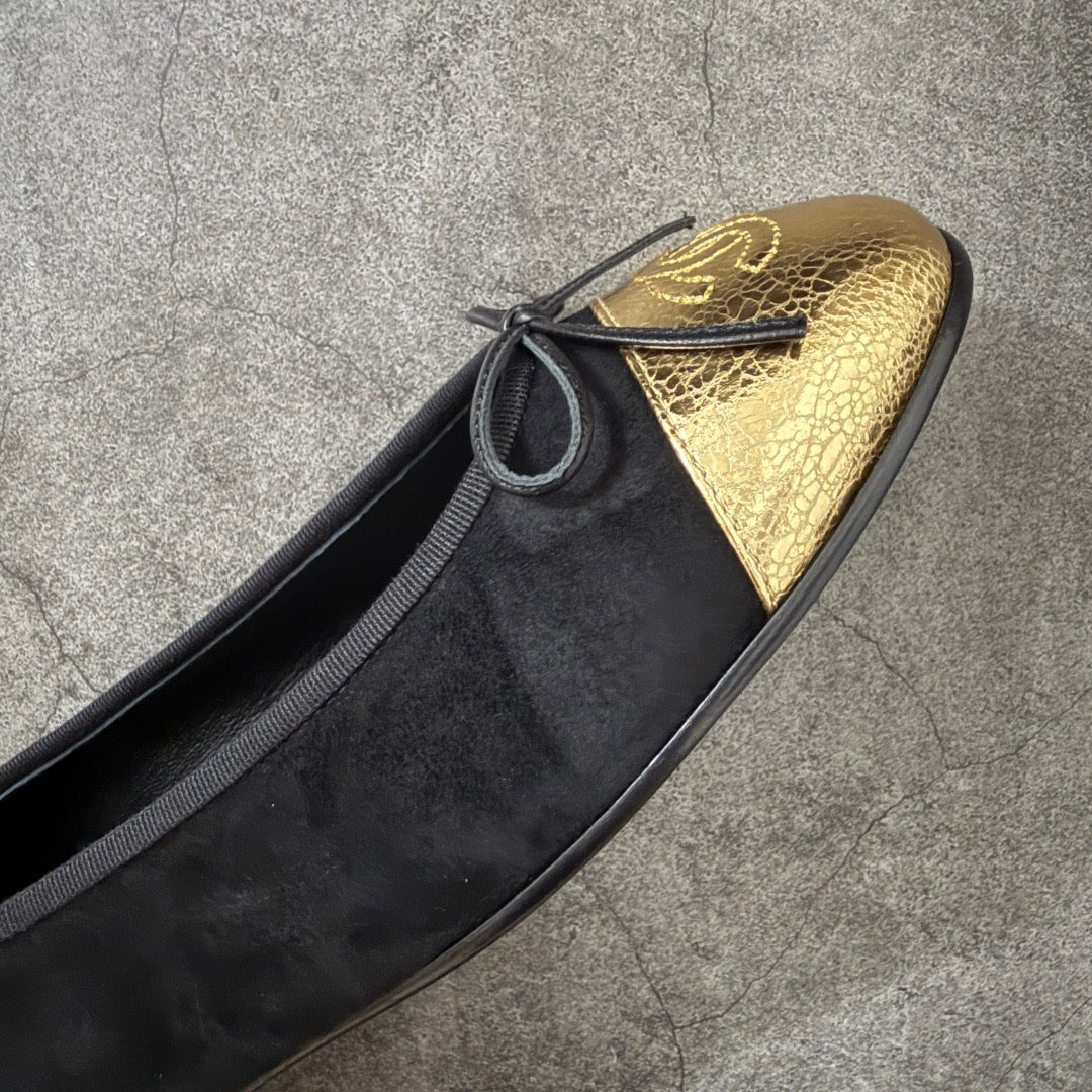 Chanel Classic Ballet Flats In Suede