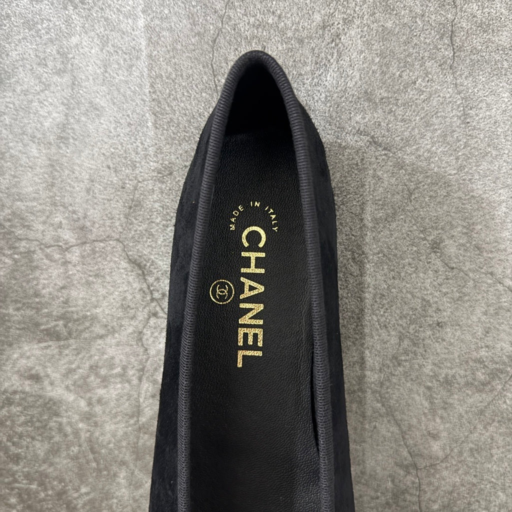 Chanel Classic Ballet Flats In Suede