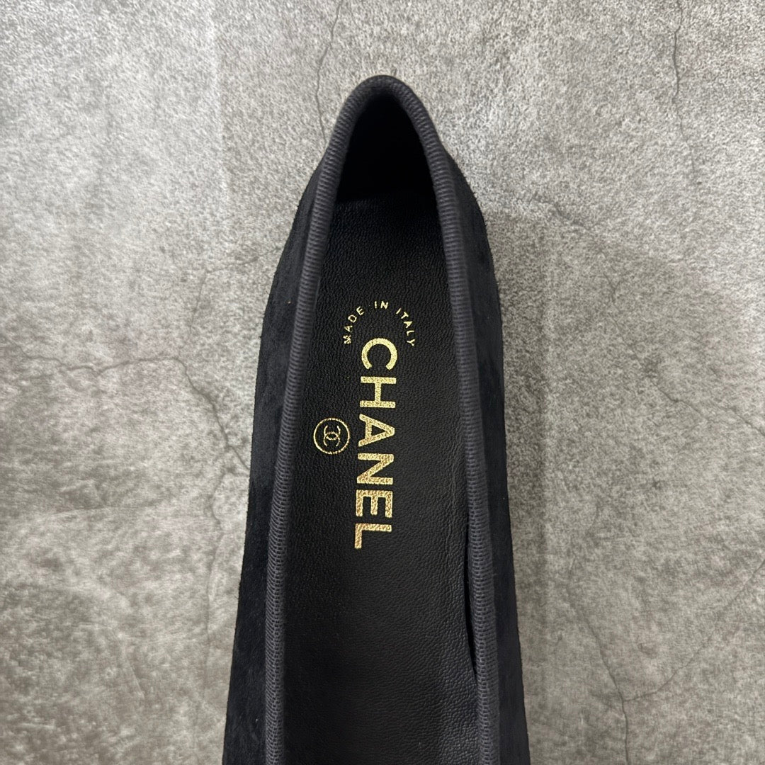 Chanel Classic Ballet Flats In Suede