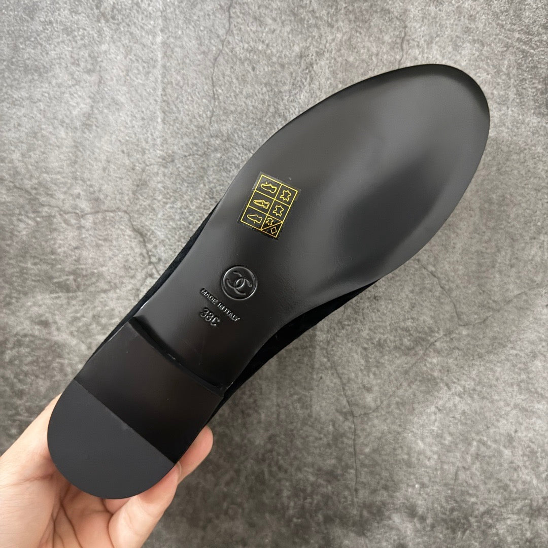 Chanel Classic Ballet Flats In Suede