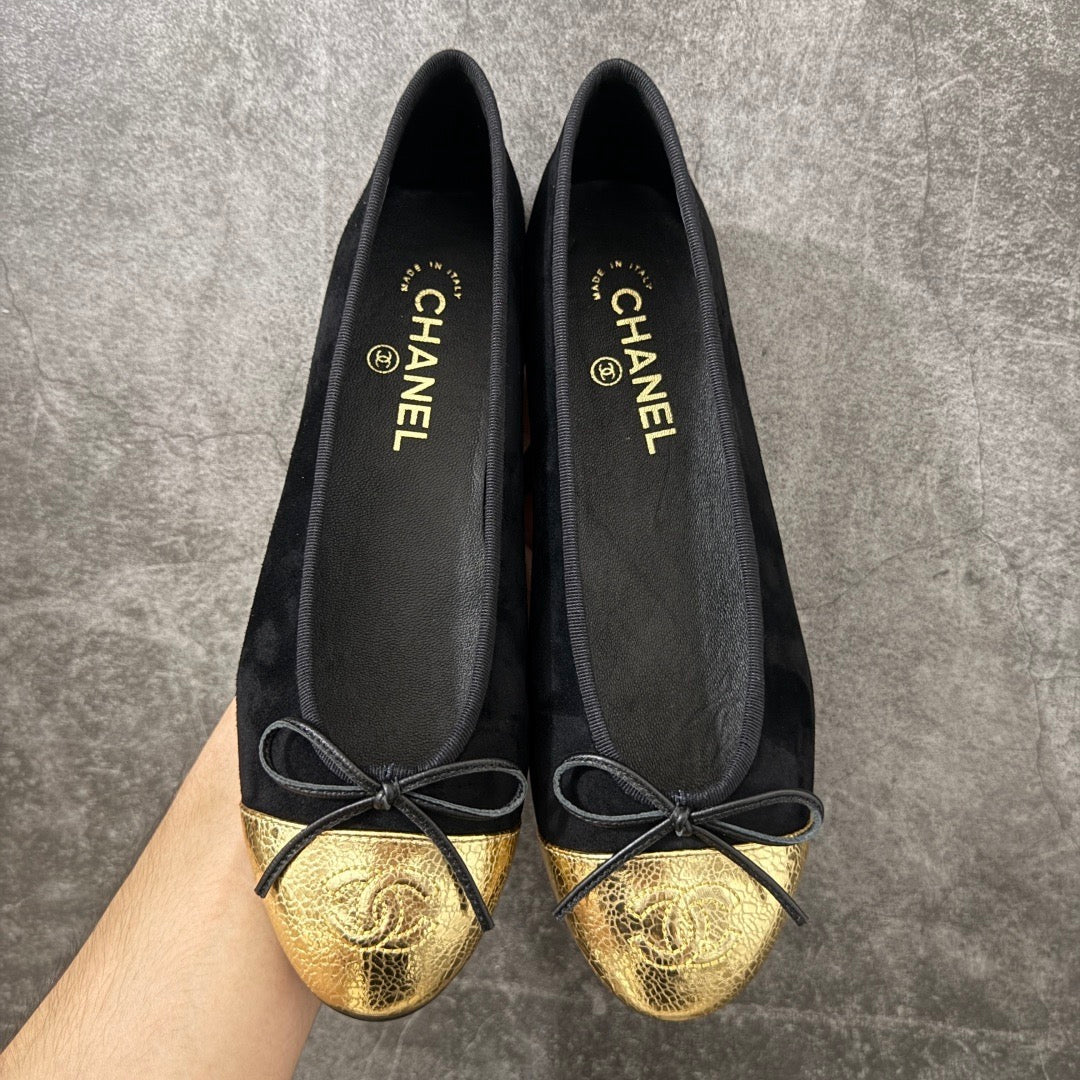 Chanel Classic Ballet Flats In Suede