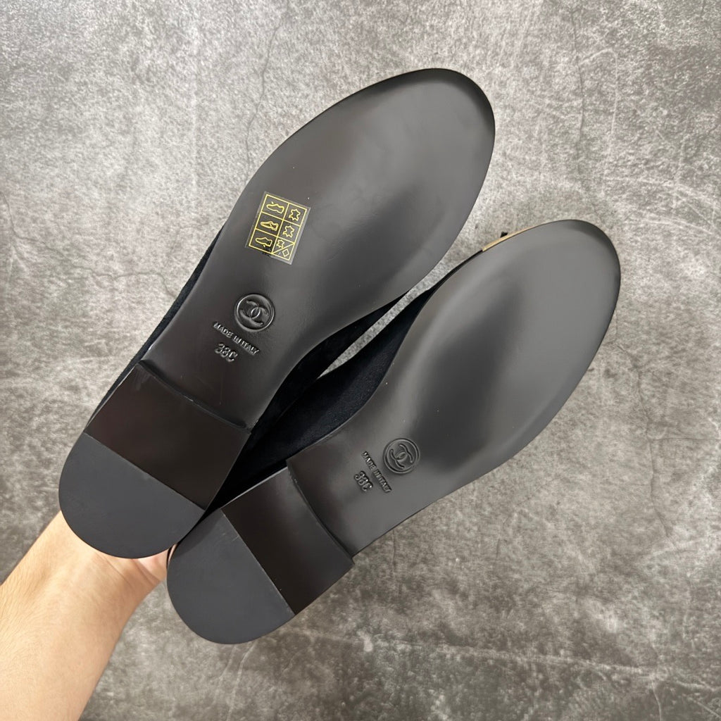 Chanel Classic Ballet Flats In Suede