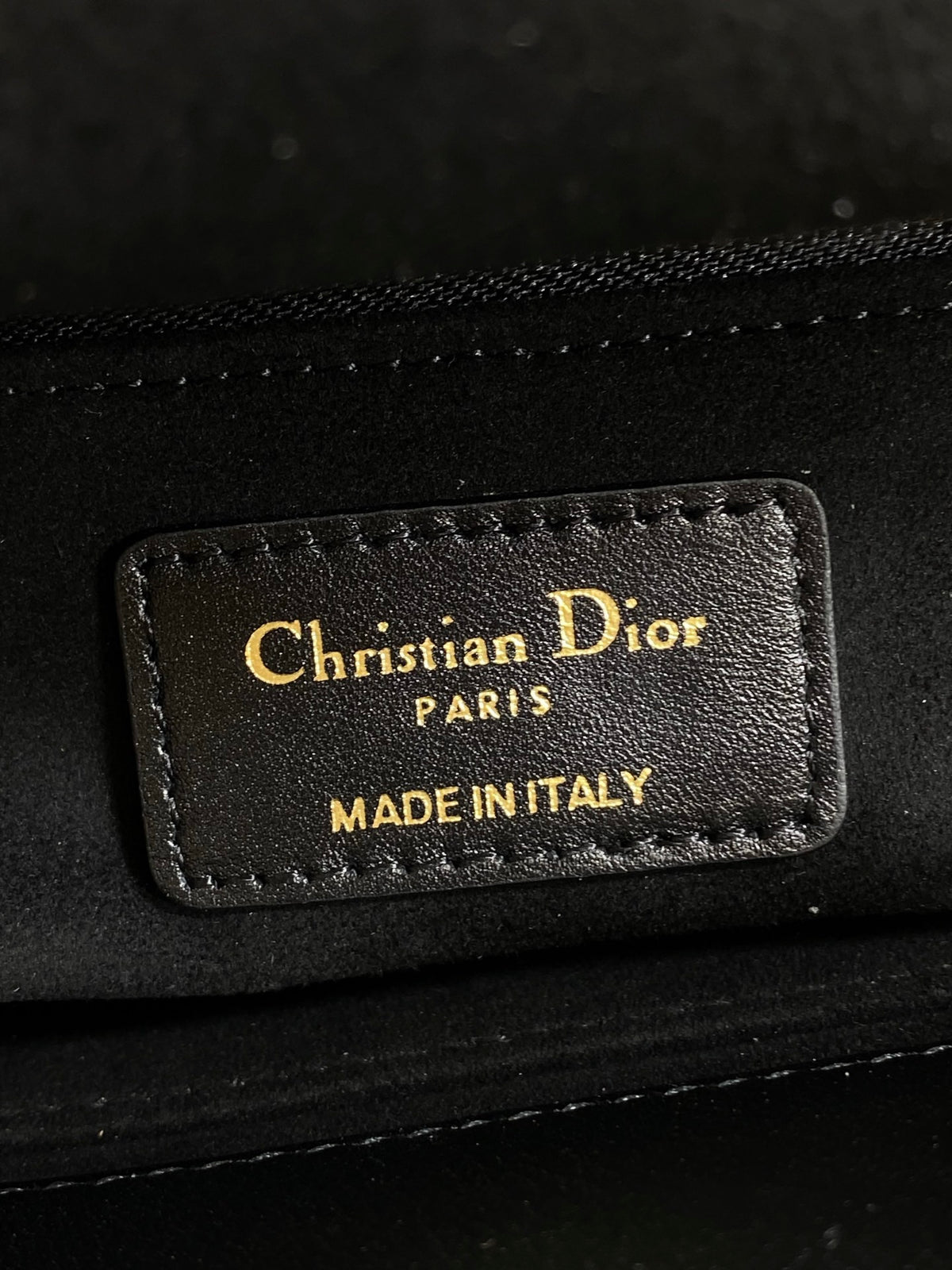 Dior Small Lady Dior Bag with Strap in Cannage Lambskin
