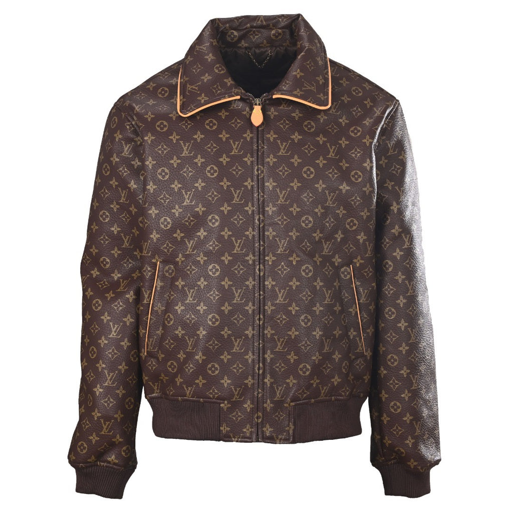 LV 1AKPSM Monogram Padded Leather Blouson