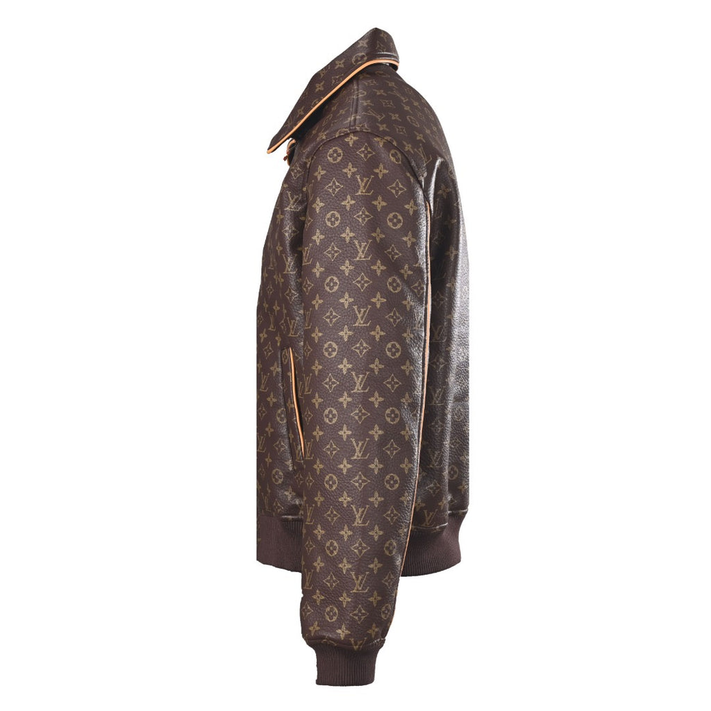 LV 1AKPSM Monogram Padded Leather Blouson