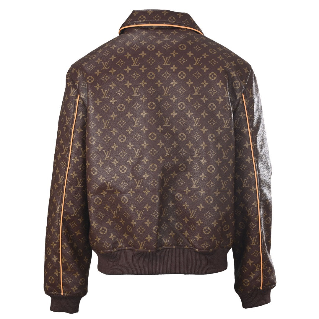 LV 1AKPSM Monogram Padded Leather Blouson