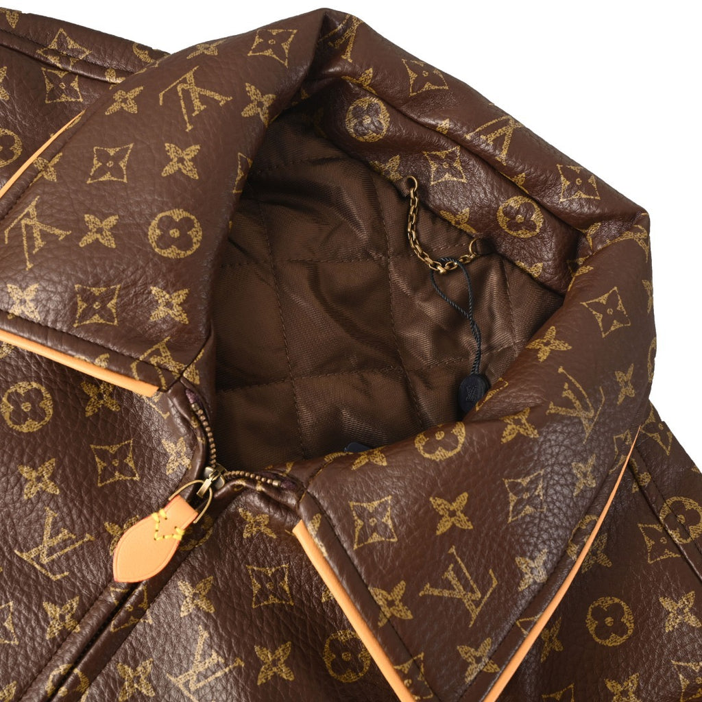 LV 1AKPSM Monogram Padded Leather Blouson