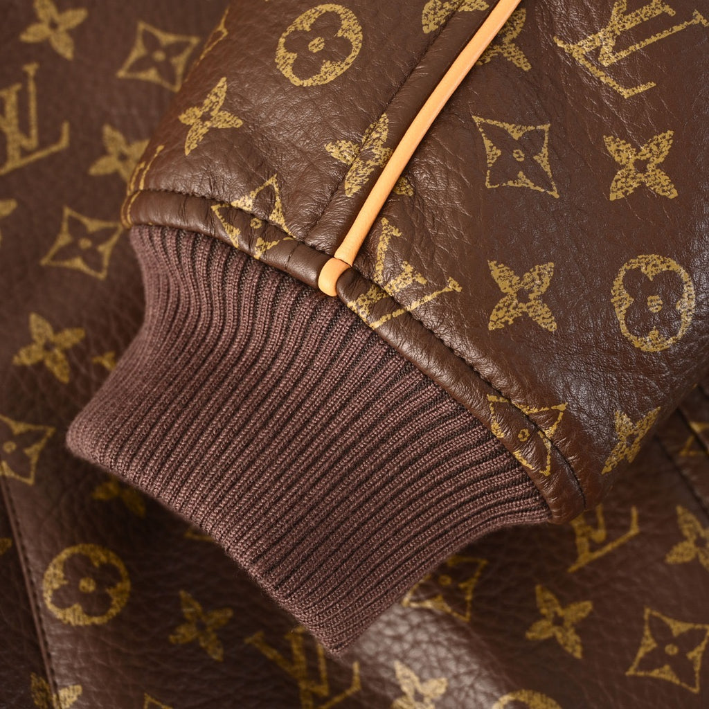 LV 1AKPSM Monogram Padded Leather Blouson