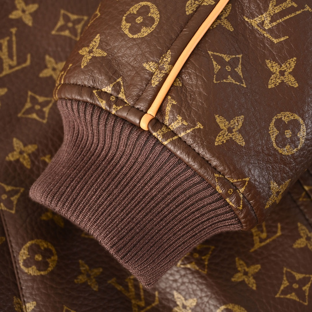 LV 1AKPSM Monogram Padded Leather Blouson