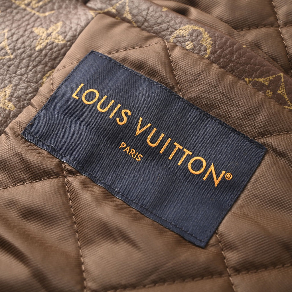 LV 1AKPSM Monogram Padded Leather Blouson