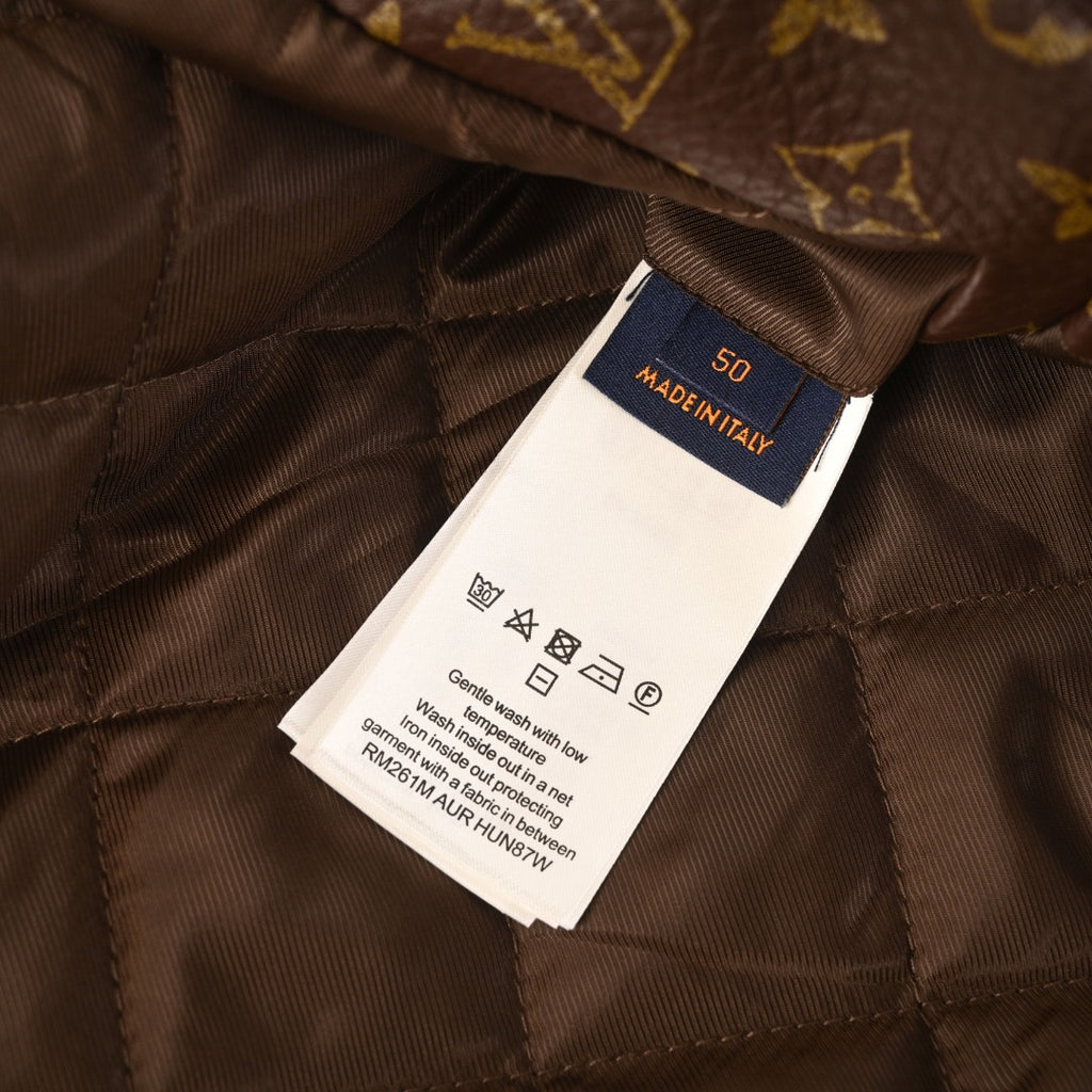 LV 1AKPSM Monogram Padded Leather Blouson