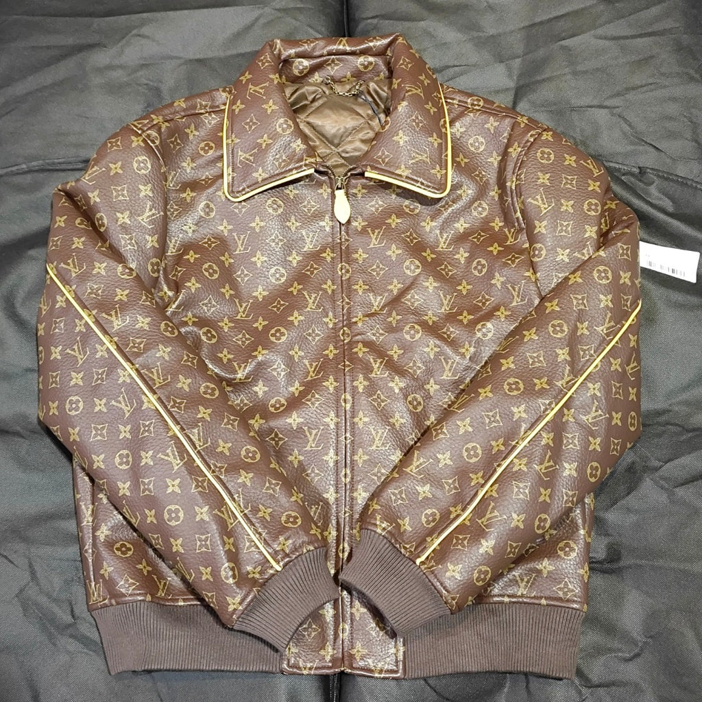 LV 1AKPSM Monogram Padded Leather Blouson