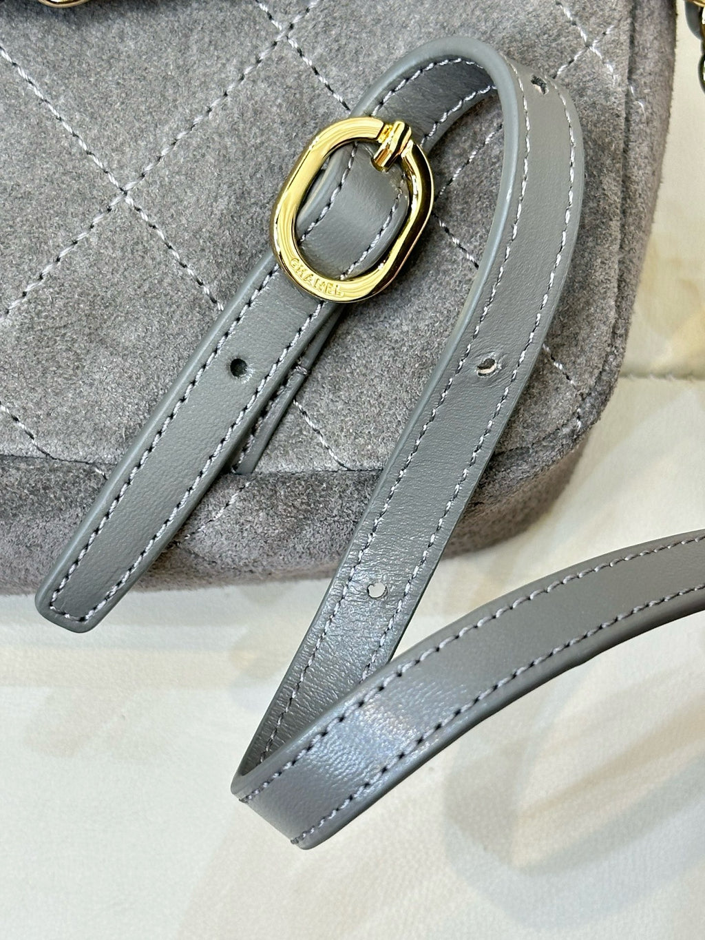 Chanel Backpack in Suede Calfskin AS6465