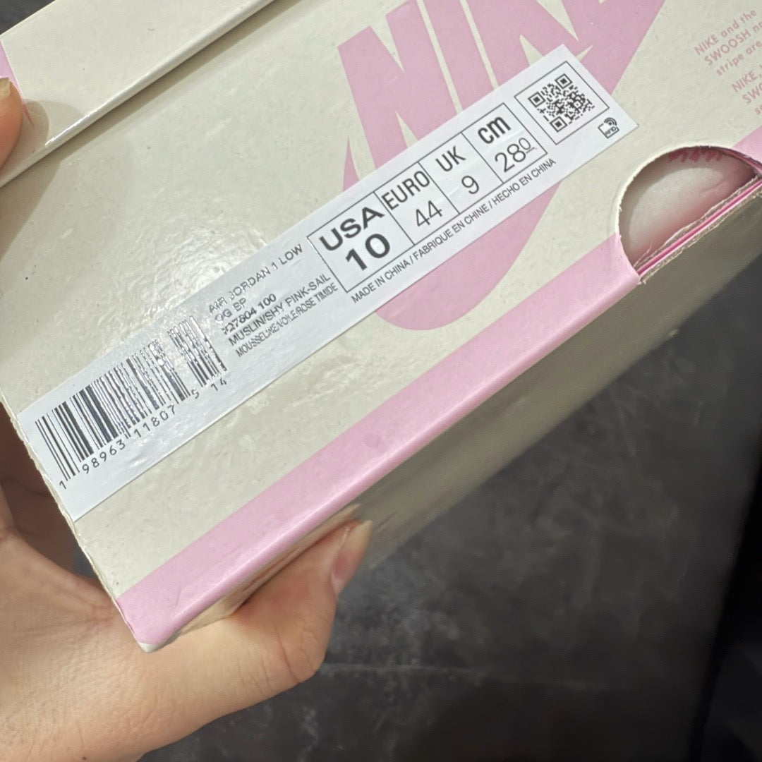 Jordan 1 Low Travis Scott Shy Pink IQ7604-100