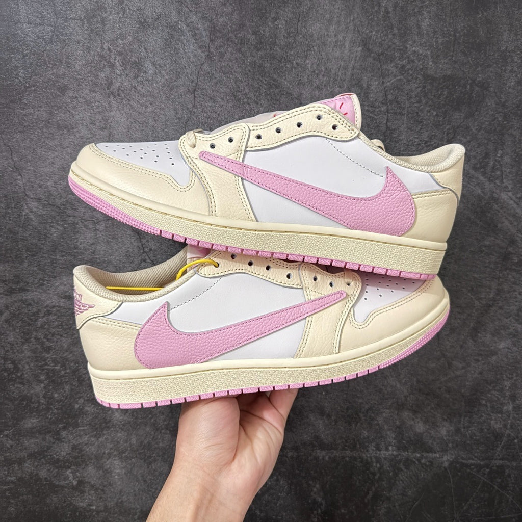 Jordan 1 Low Travis Scott Shy Pink IQ7604-100