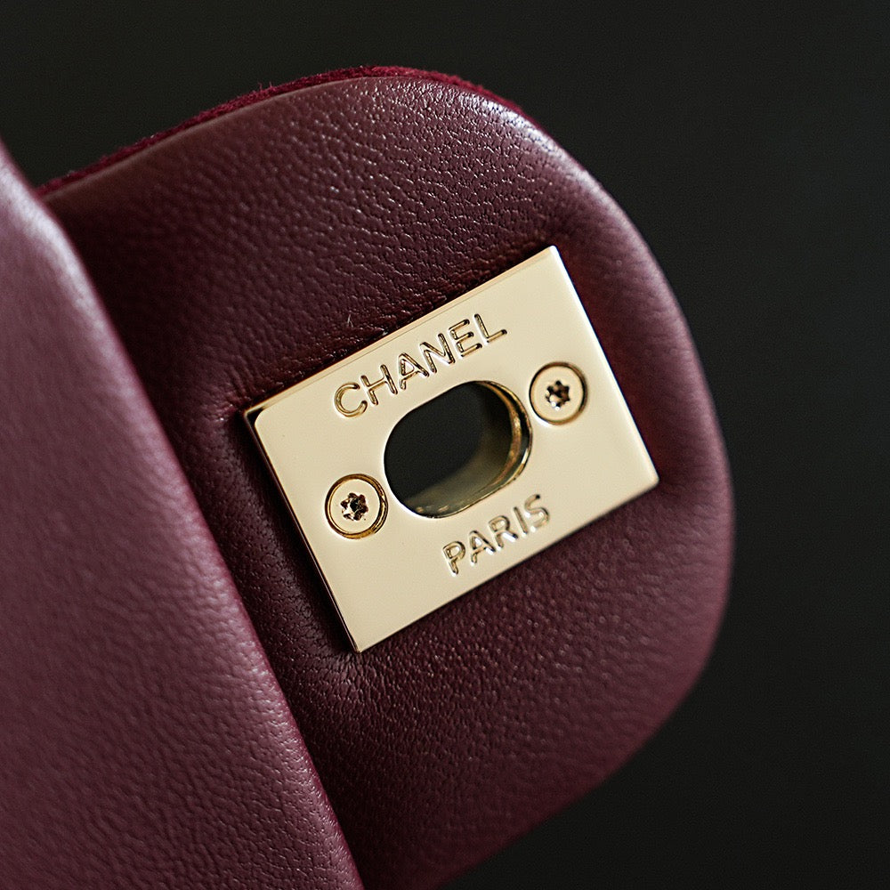 Chanel Classic Flap Bag in Suede Calfskin Patchwork