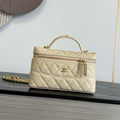 Chanel Trendy Handle Slim Vanity in Grained Shiny Calfskin