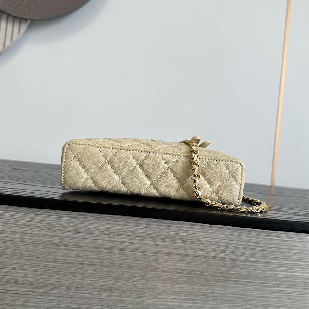 Chanel Trendy Handle Slim Vanity in Grained Shiny Calfskin