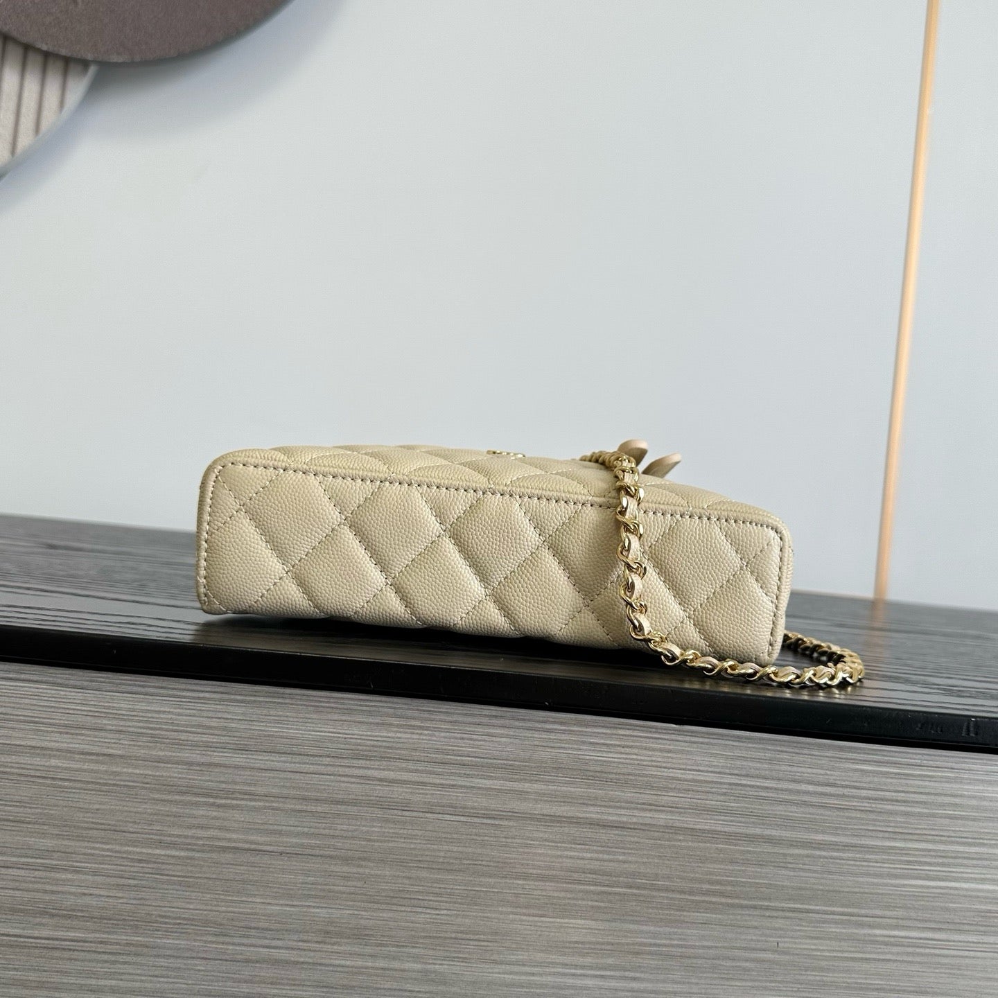 Chanel Trendy Handle Slim Vanity in Grained Shiny Calfskin