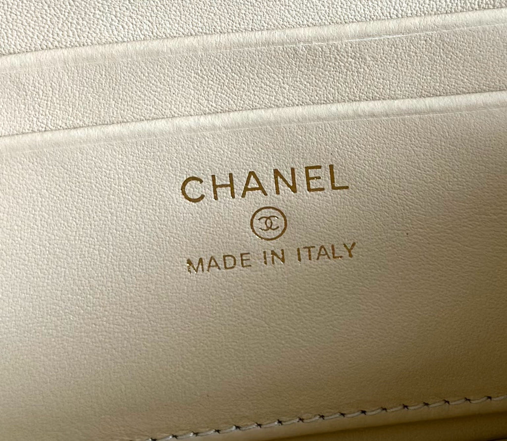 Chanel Trendy Handle Slim Vanity in Grained Shiny Calfskin