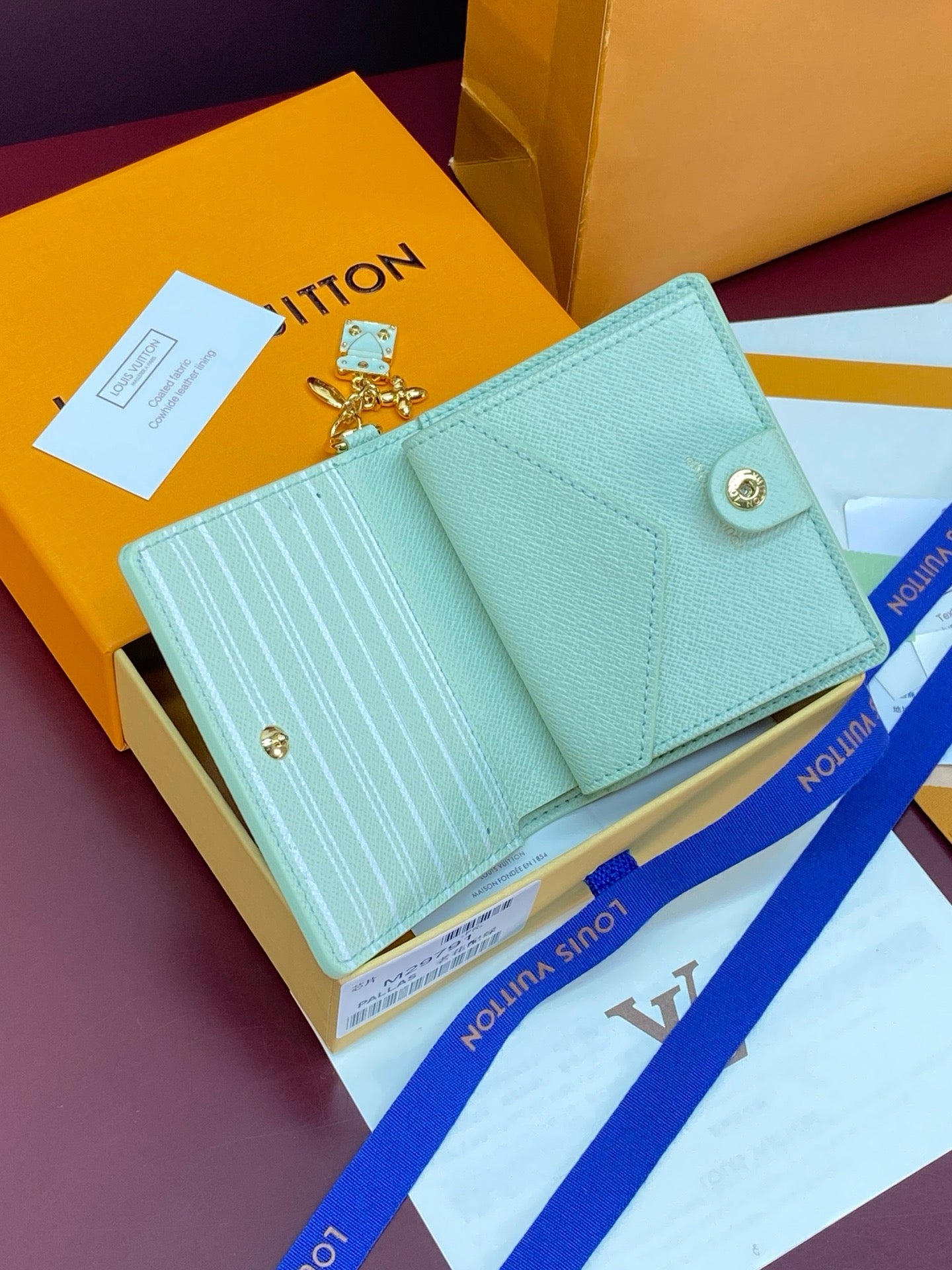 LV Charms Pocket Wallet