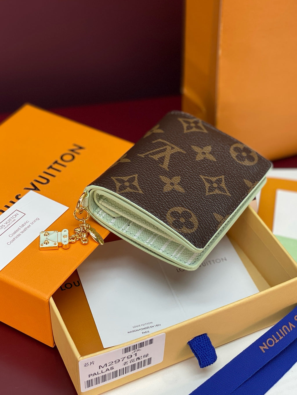 LV Charms Pocket Wallet