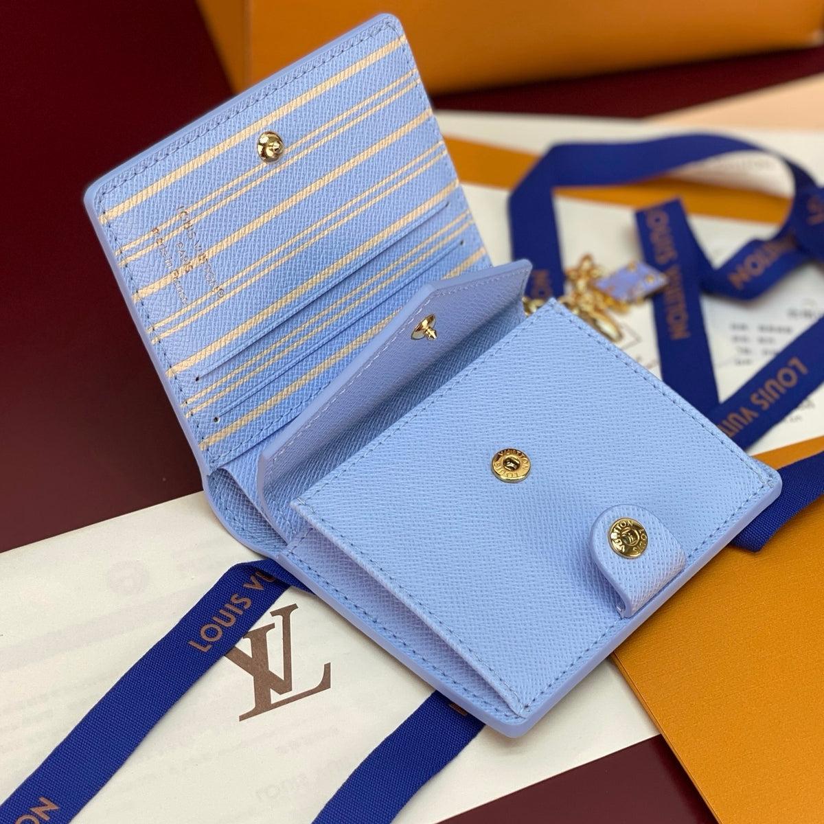 LV Charms Pocket Wallet