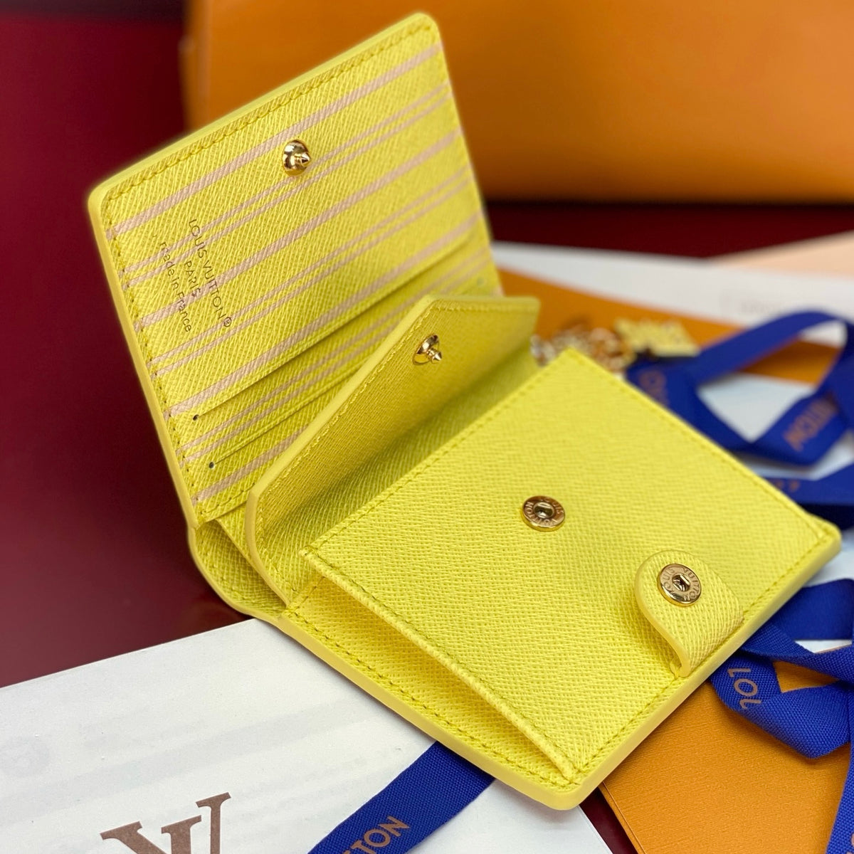 LV Charms Pocket Wallet