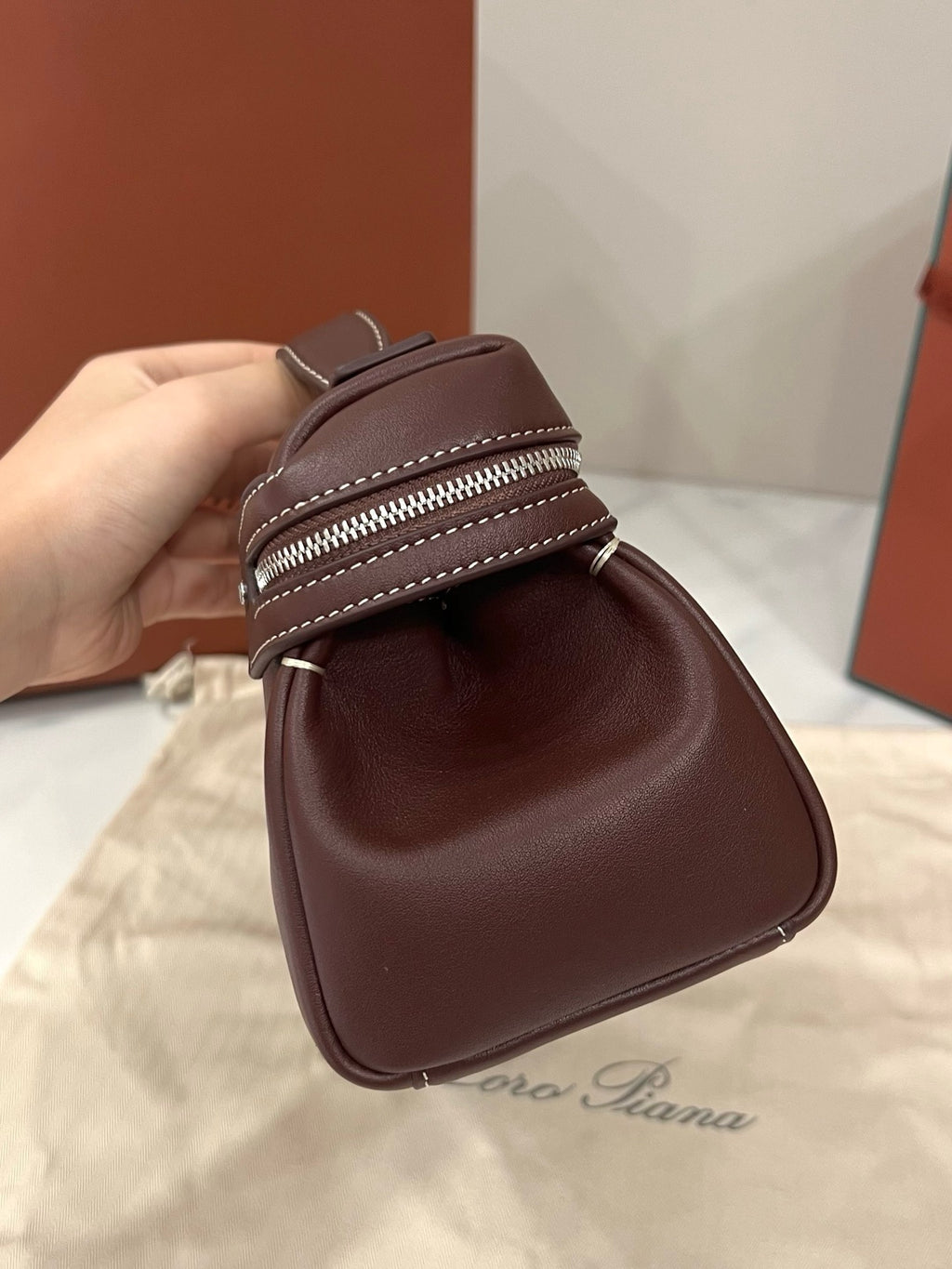 Loro Piana Extra Softy Bag L29 in Calfskin