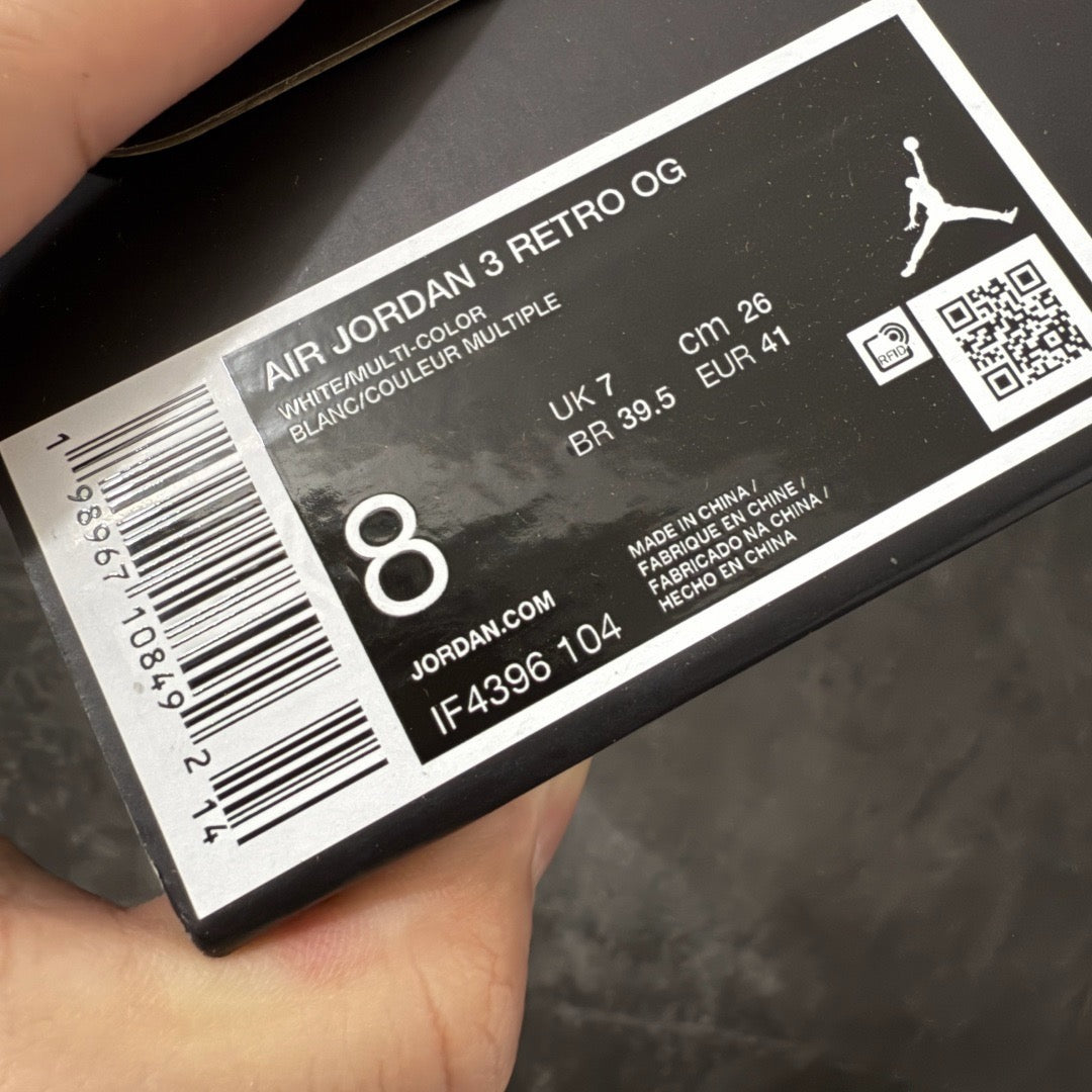 Jordan 3 True Blue IF4396-104