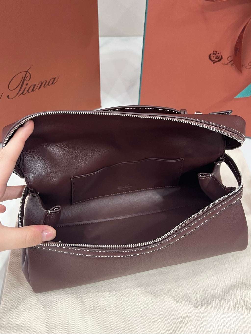Loro Piana Extra Softy Bag L29 in Calfskin