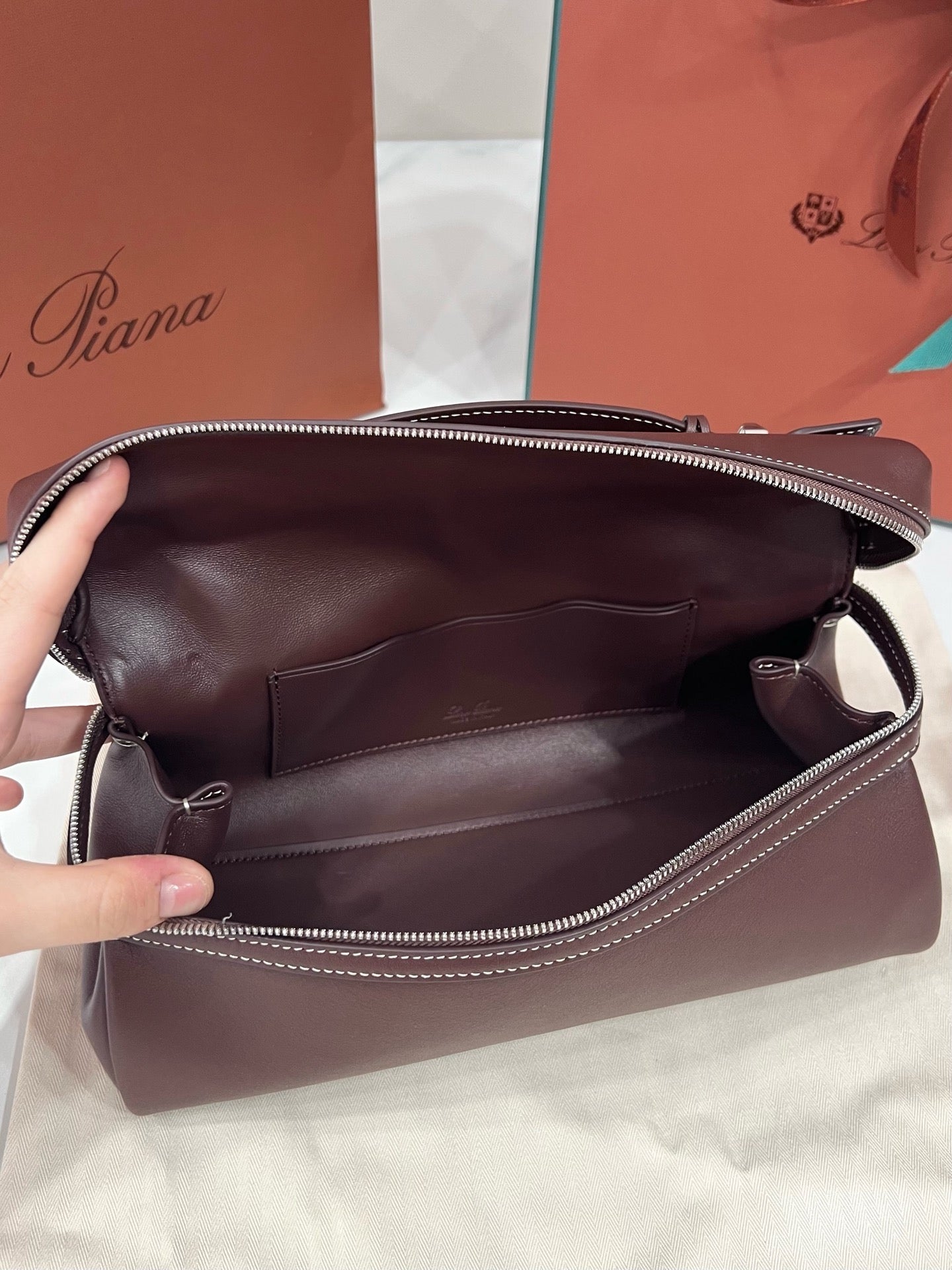 Loro Piana Extra Softy Bag L29 in Calfskin