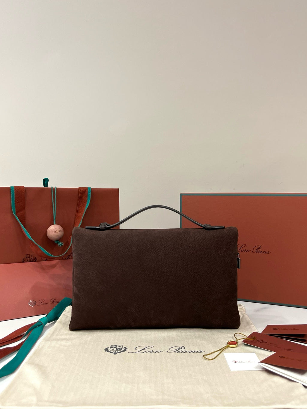 Loro Piana Extra Pouch L29 in Smooth Calfskin
