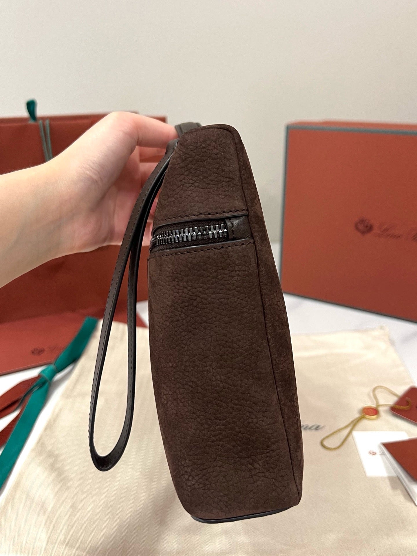 Loro Piana Extra Pouch L29 in Smooth Calfskin