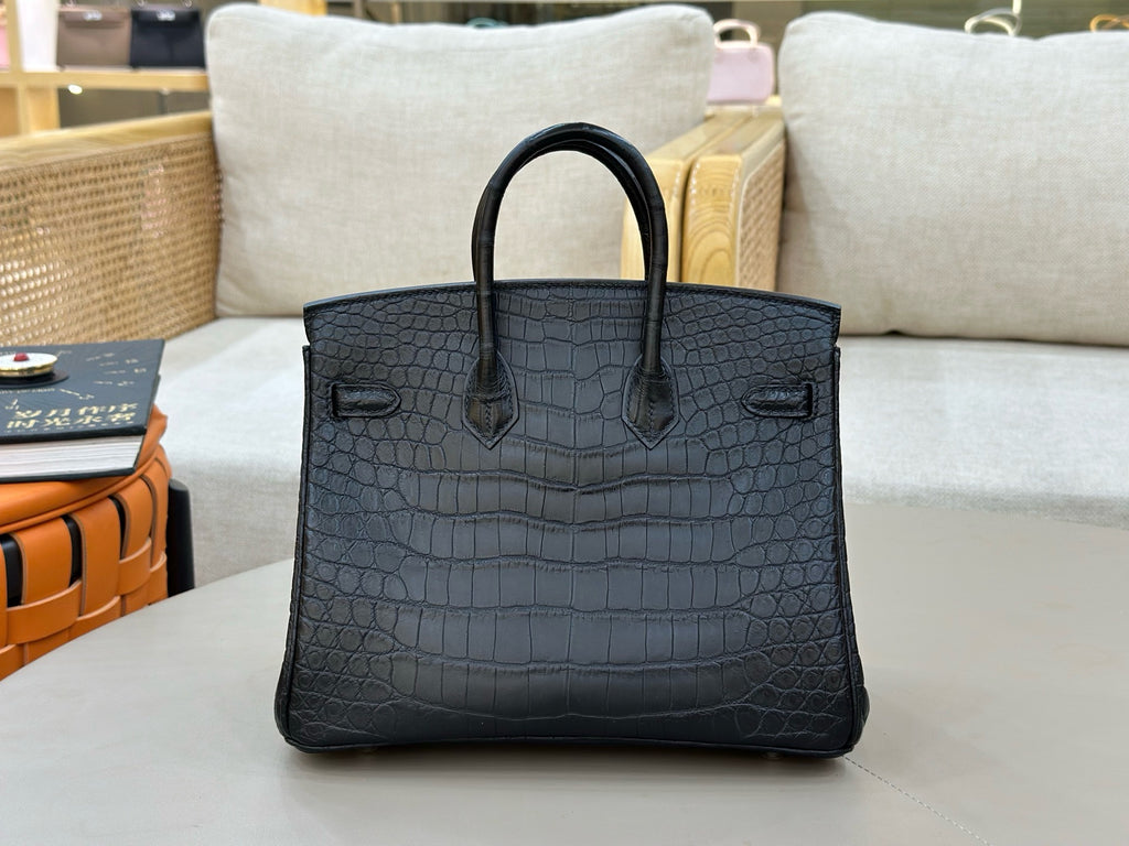Hermes Birkin 25 in Matte Alligator Crocodile