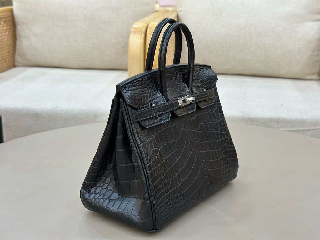 Hermes Birkin 25 in Matte Alligator Crocodile