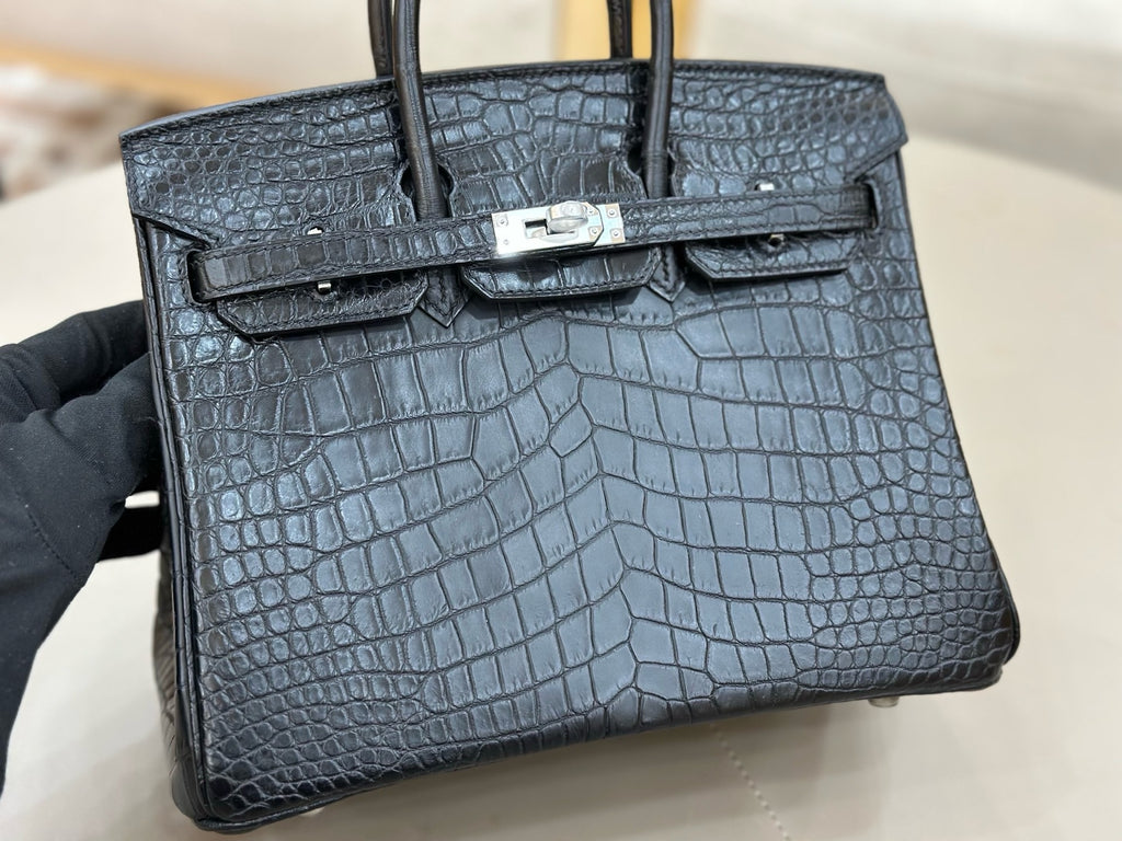 Hermes Birkin 25 in Matte Alligator Crocodile