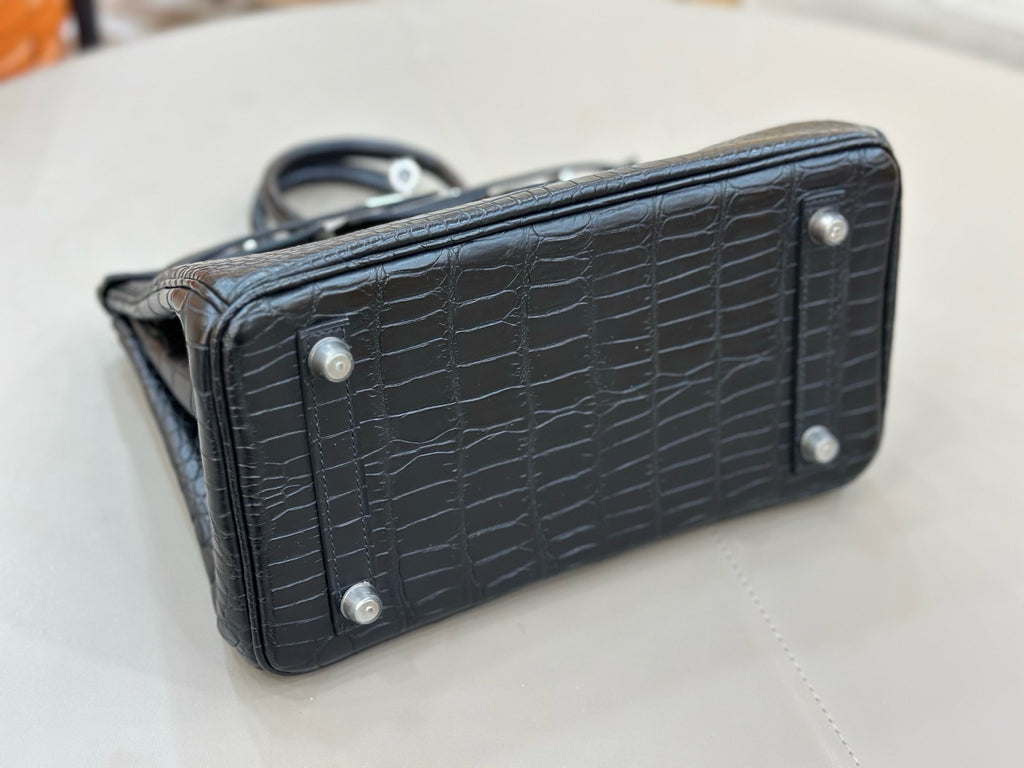 Hermes Birkin 25 in Matte Alligator Crocodile
